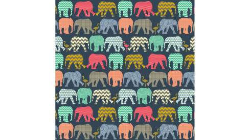 Detský fotoalbum 10x15/140 ELEPHANTS NAVY