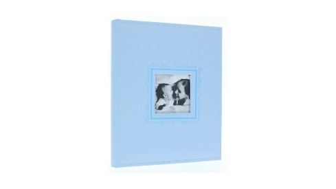 Detský samolepiaci fotoalbum 24x29/40s PERFECTLINE modrý