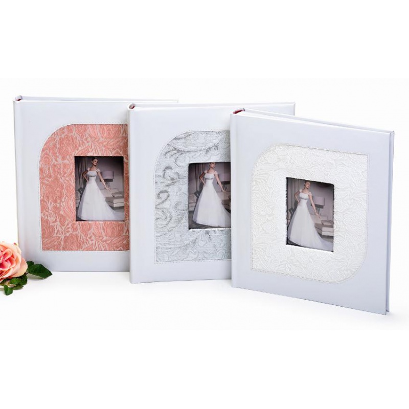 Svadobný fotoalbum na rožky JUST MARRIED terracotta