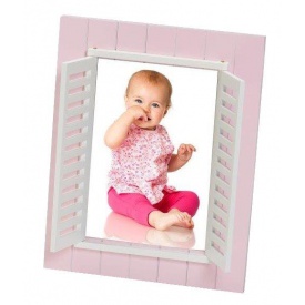 Detský fotorámik BABY WINDOW 13x18 ružový