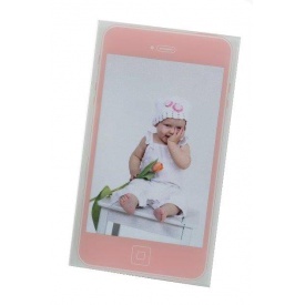 Detský akrylový fotorámik MOBIL 10x15 ružový