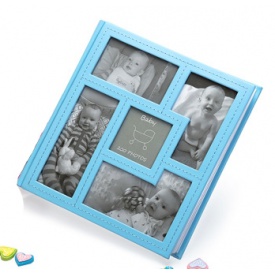 Detský zasúvací fotoalbum 10x15/200 foto BABY´s VISION modrý