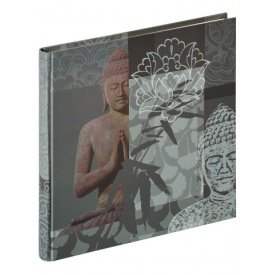 Klasické fotoalbum Buddha 26x25/40 šedý