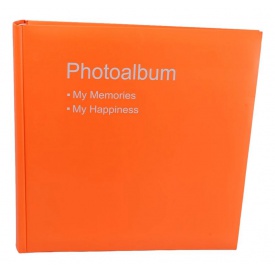 Fotoalbum na rožky 30x30/100 strán CONCEPTION oranžový