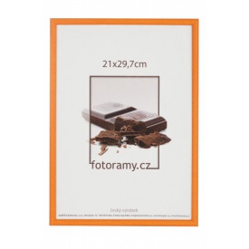 Dřevěný fotorámeček DR0C1K 20x30 C6 oranžový