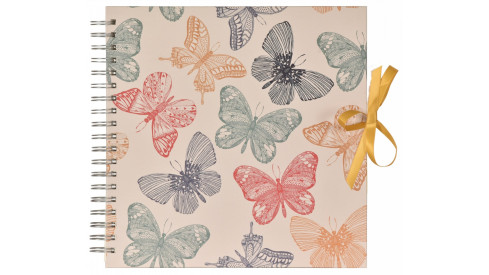 Scrapbook Fotoalbum na špirále s možnosťou tvorivej úpravy Butterflies