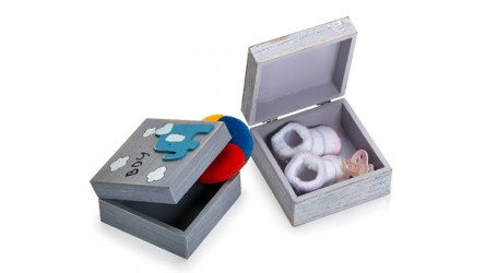 Detská krabička na drobné predmety modrá