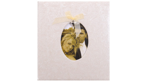 Svadobný fotoalbum na rožky GRACE zlatý