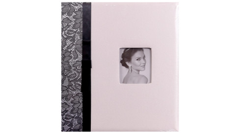 Svadobný fotoalbum na rožky WEDDING ROYAL biely